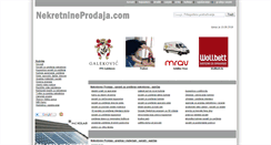 Desktop Screenshot of nekretnineprodaja.com